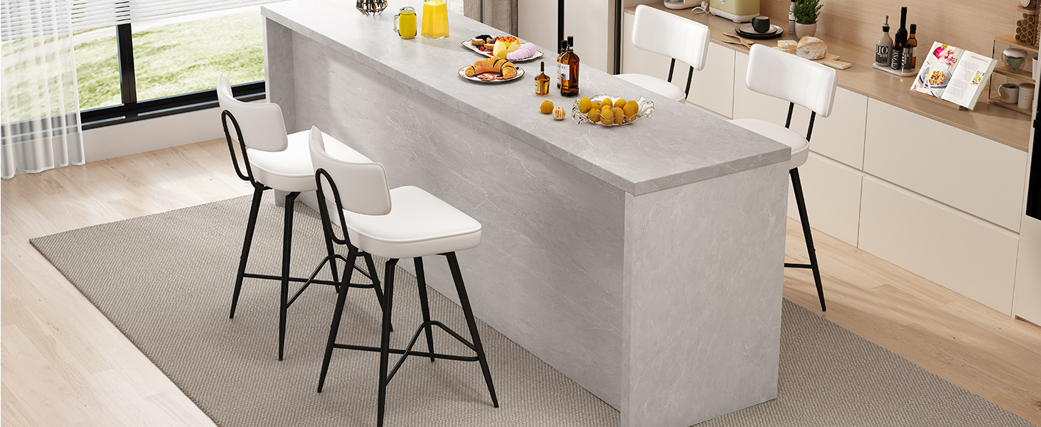 Counter Stool with Footrest