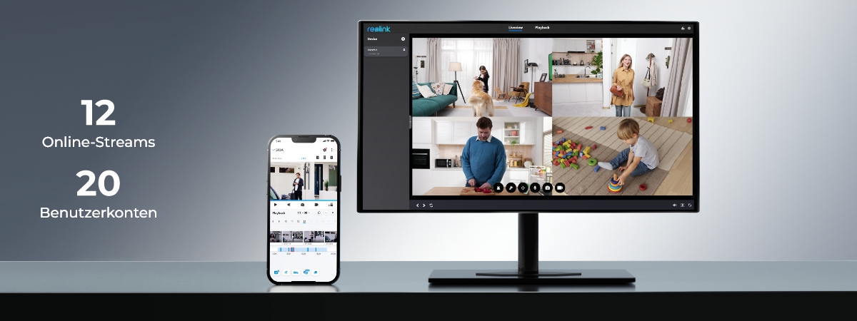 Create Your Custom Security System Select your preferred Reolink IP cameras and integrate them with