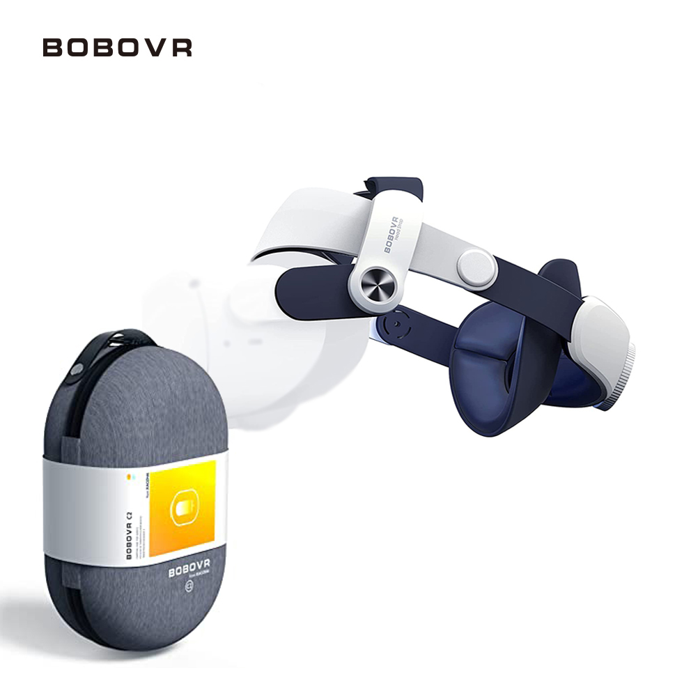 BOBOVR M2 Plus Head Strap Compatible with Meta Quest 2 Enhanced Comfort and  Reduce Facial Stress