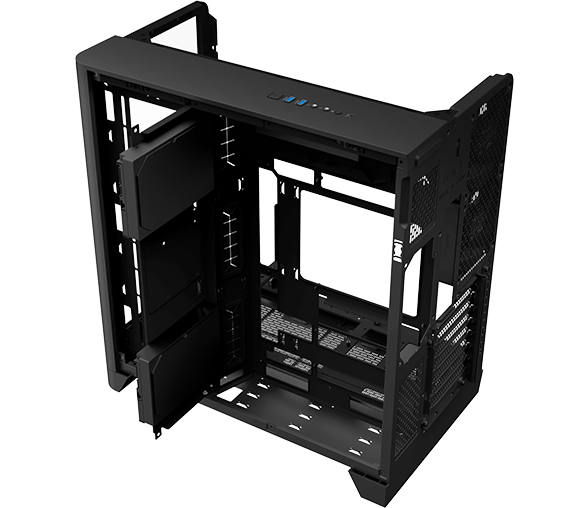 Thermaltake View 390 TG Computer Case- Black 