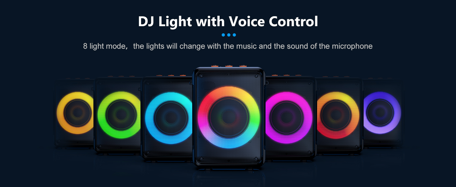 DJ Light with Voice Control