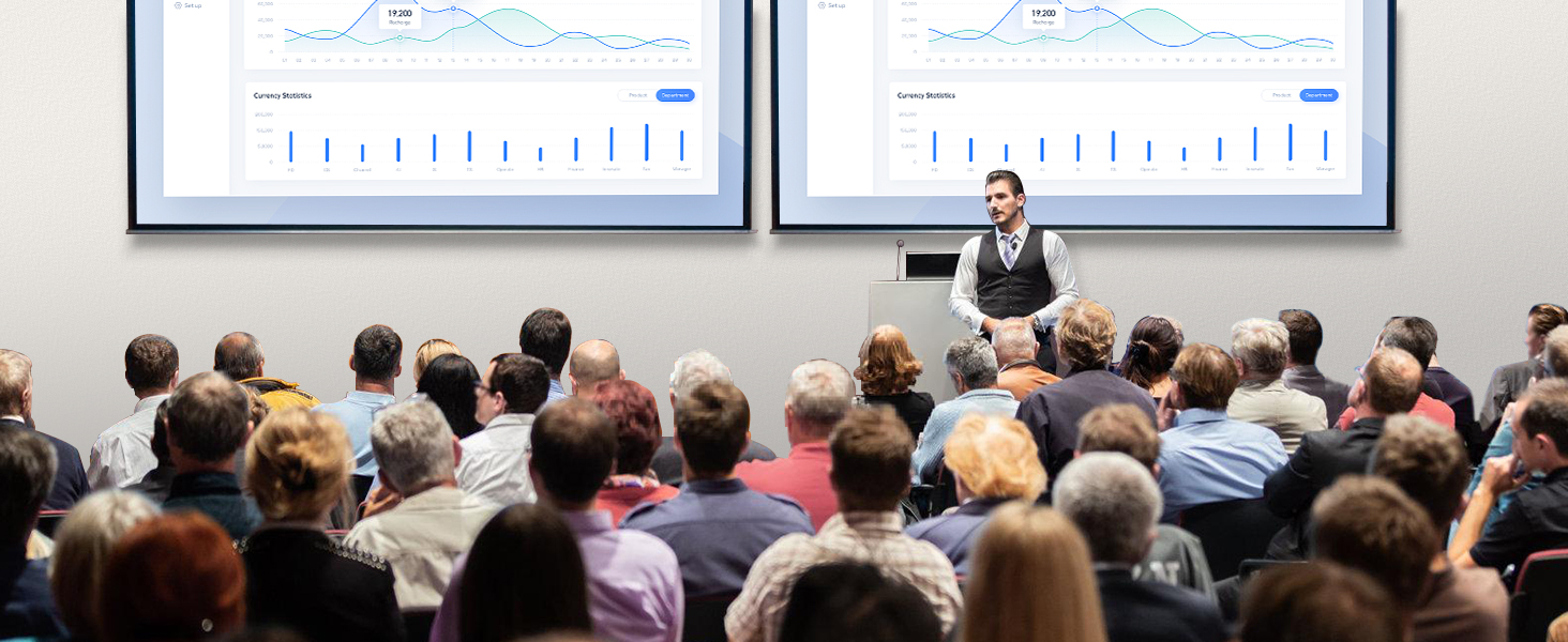 Package List: 1x 1 in 2 out HDMI Splitter, 1xUSB Cable (Power Adapter not included, please plug the