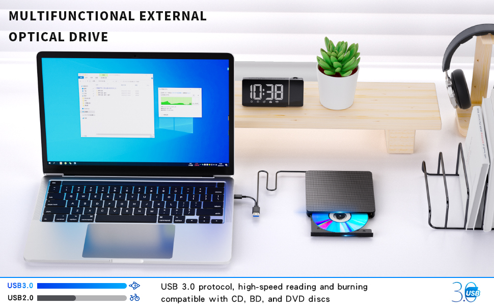 AUBEAMTO External Blu Ray Drive