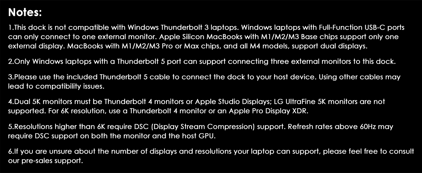 thunderbolt 5 docking station