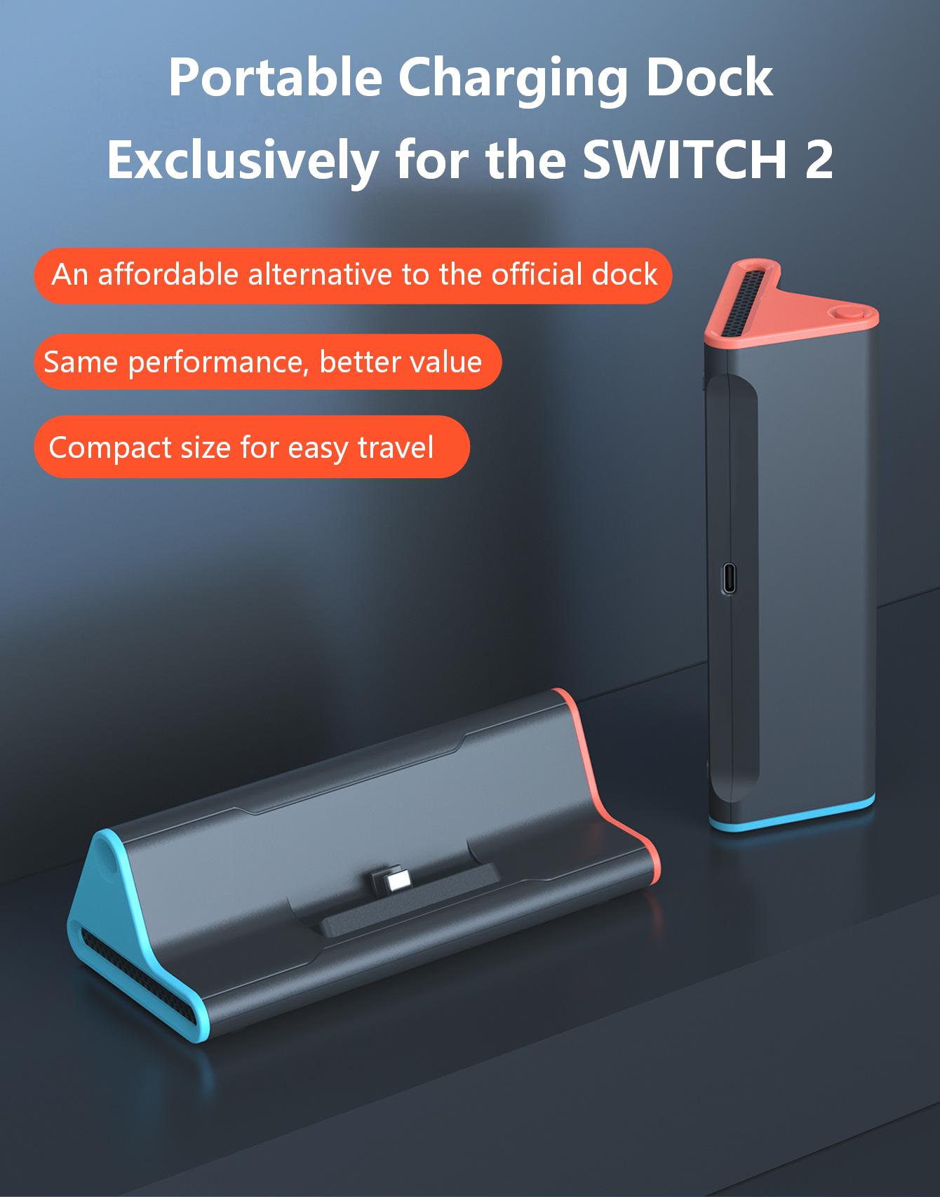 Portable Charging Dock Exclusively for the SWITCH 2