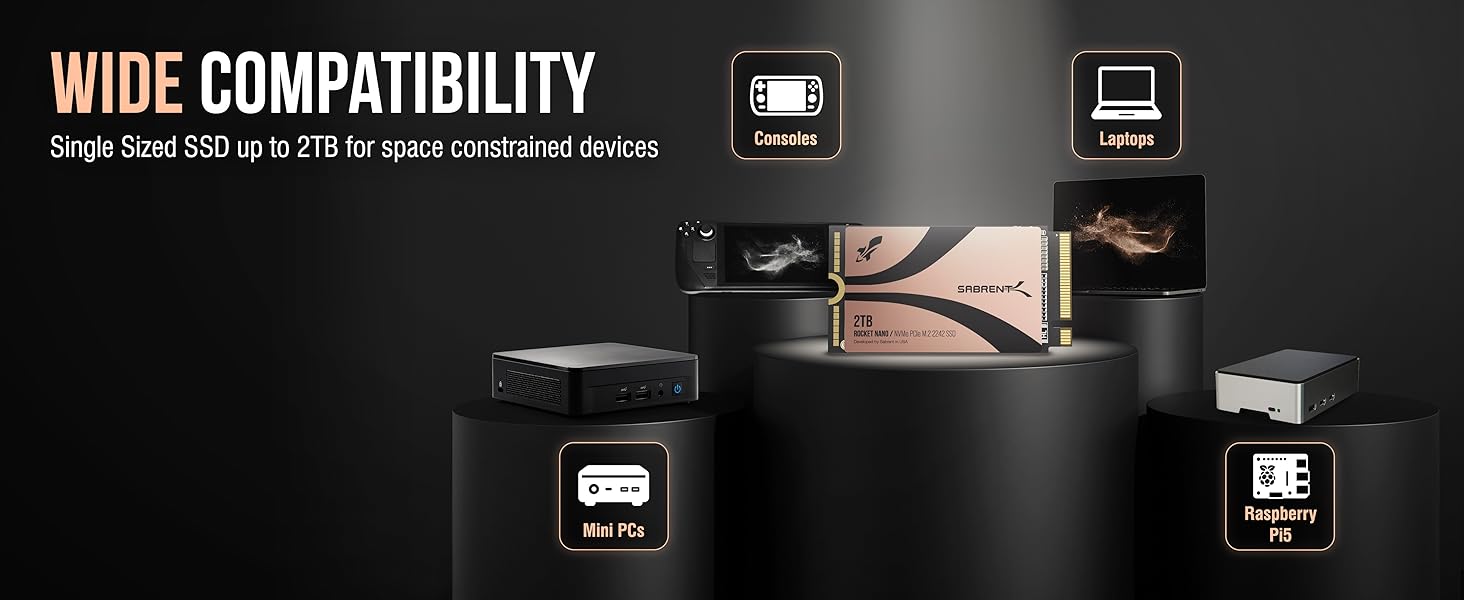 SABRENT Rocket 2242 2TB NVMe SSD