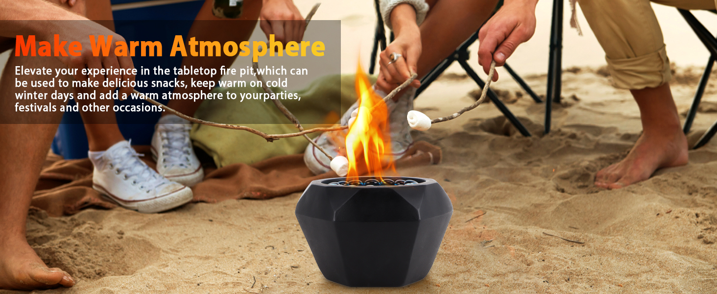Portable Tabletop Fireplace