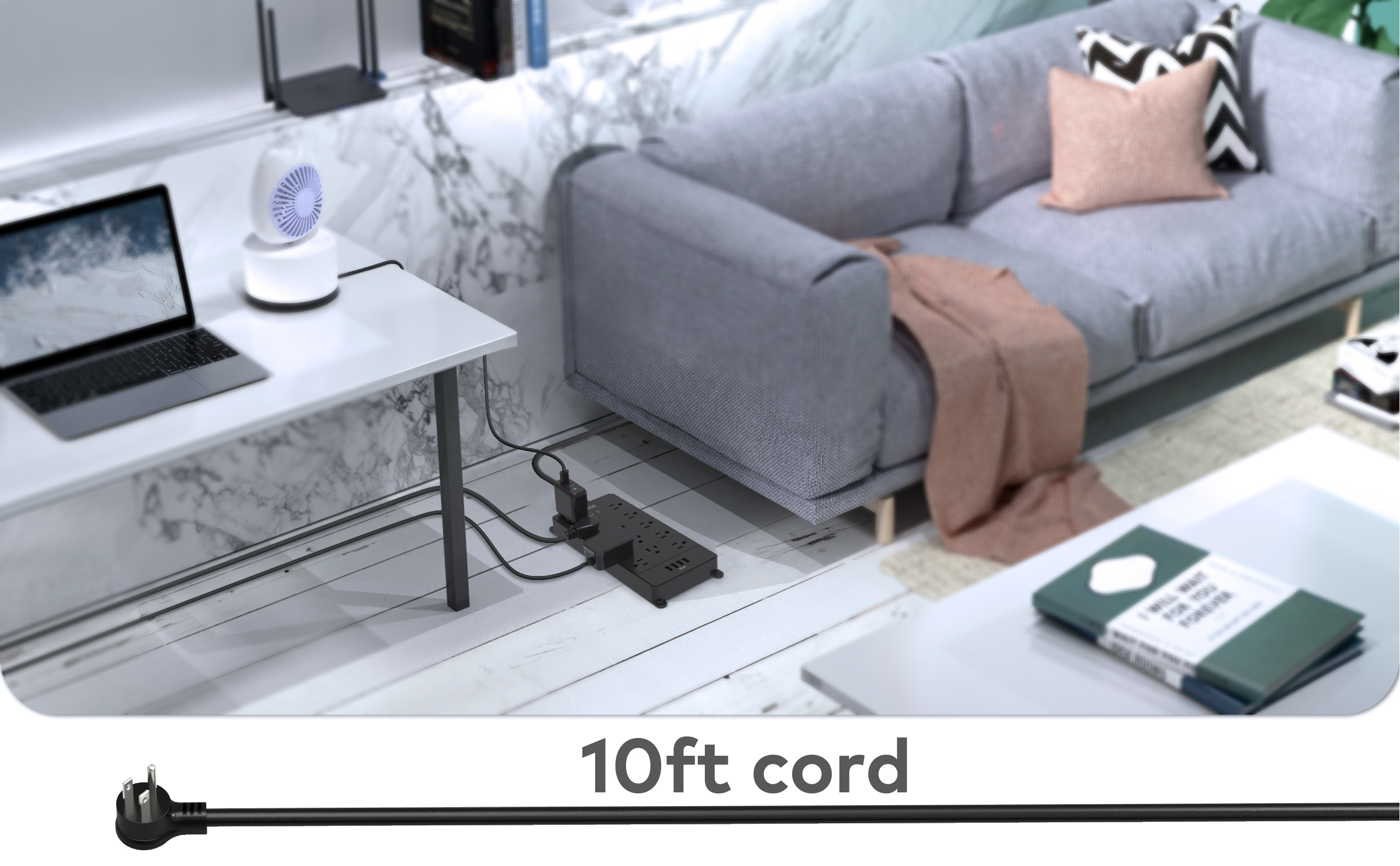 trond 4000 joules surge protector 10ft