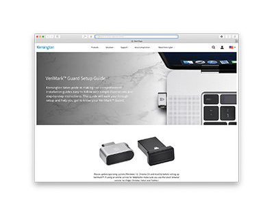  Kensington VeriMark Guard USB-C Fingerprint Security Key