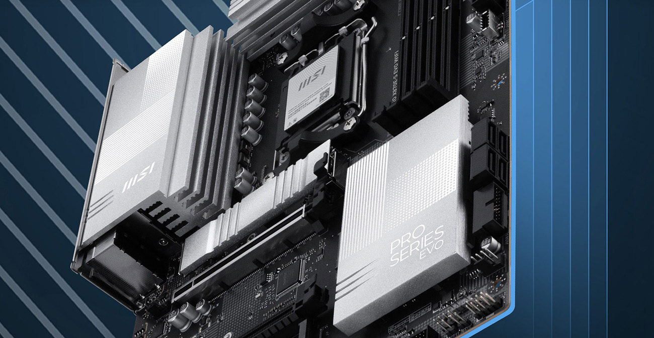MSI PRO X870E-S EVO WIFI ATX AM5 Motherboard
