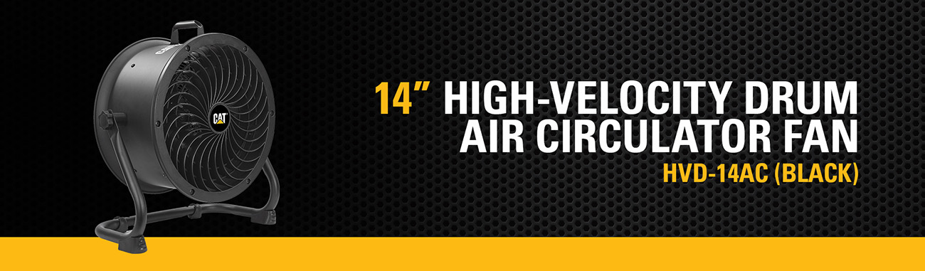 Caterpillar 14-inch High-Velocity Drum Air Circulator Fan
