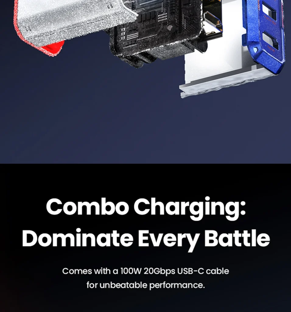 PISEN Gamer Utility 65W 4-Port GaNHub Fast Charger