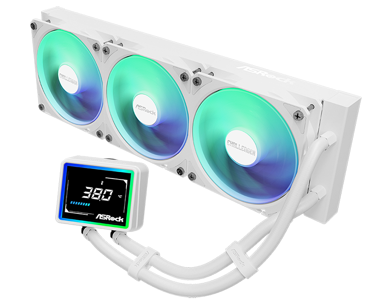 ASRock Challenger White 360 Digital AIO Liquid Cooler