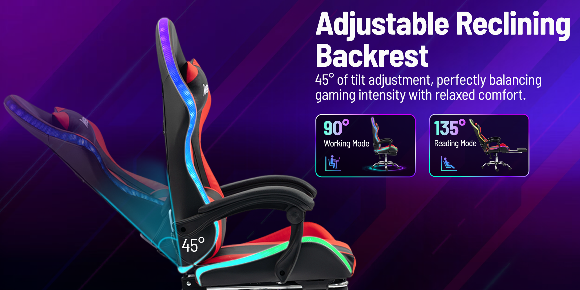 Backrest Adjustable Reclining