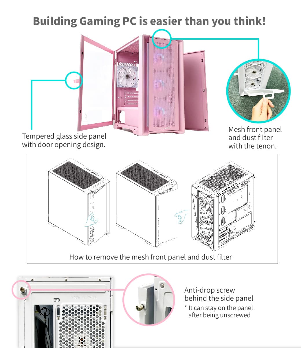 PC CASE,M-ATX,COMPUTER