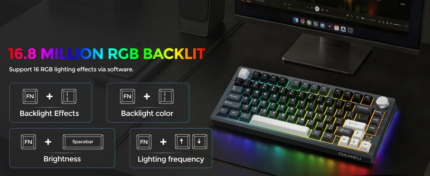 DAREU FLEX75 Wireless Mechanical Keyboard