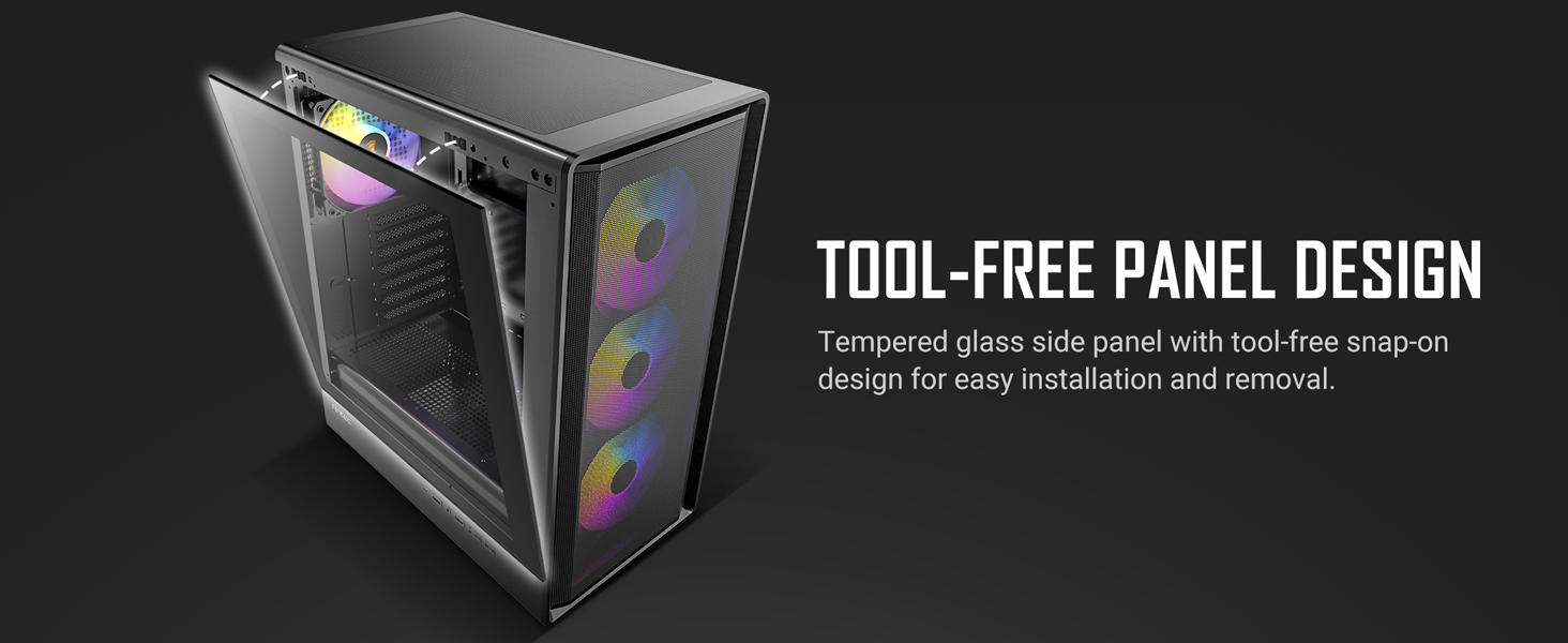 Antec P6 Neo ARGB Mid-Tower ATX PC Case