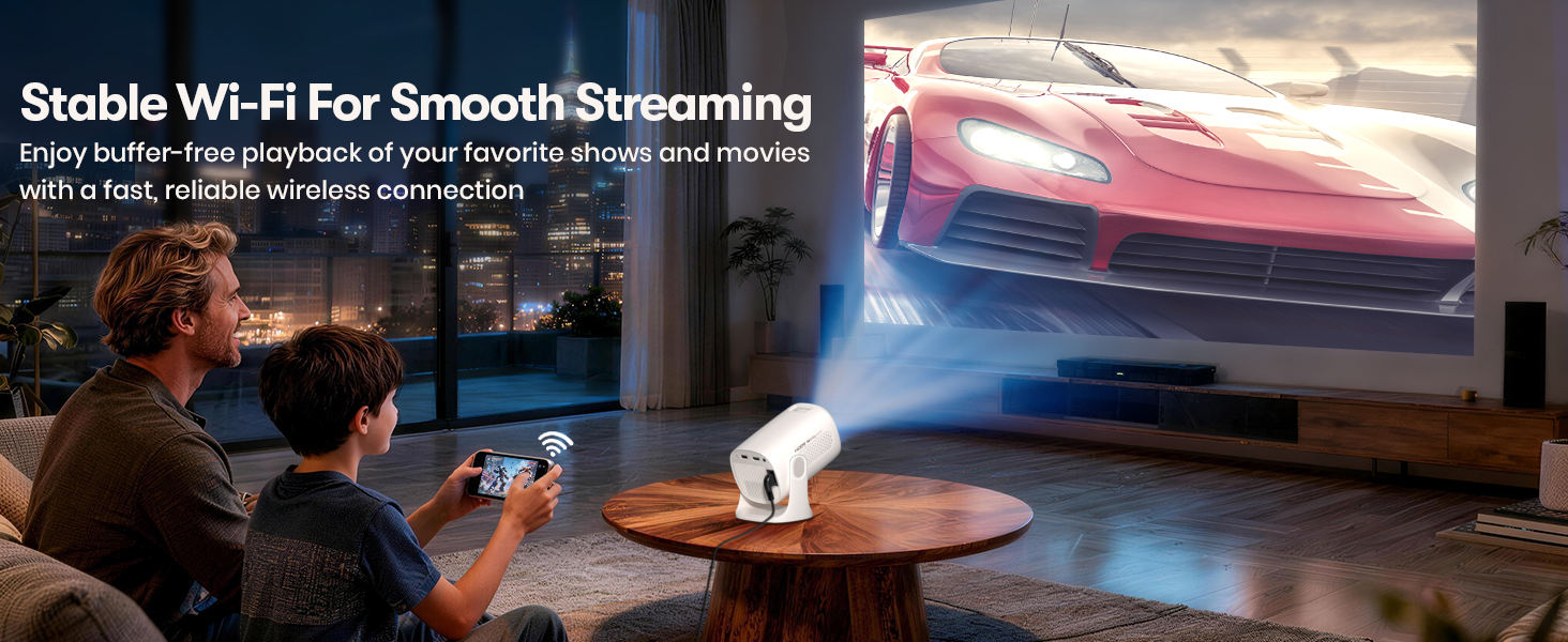 Miroir RK100 Roku TV Smart Projector