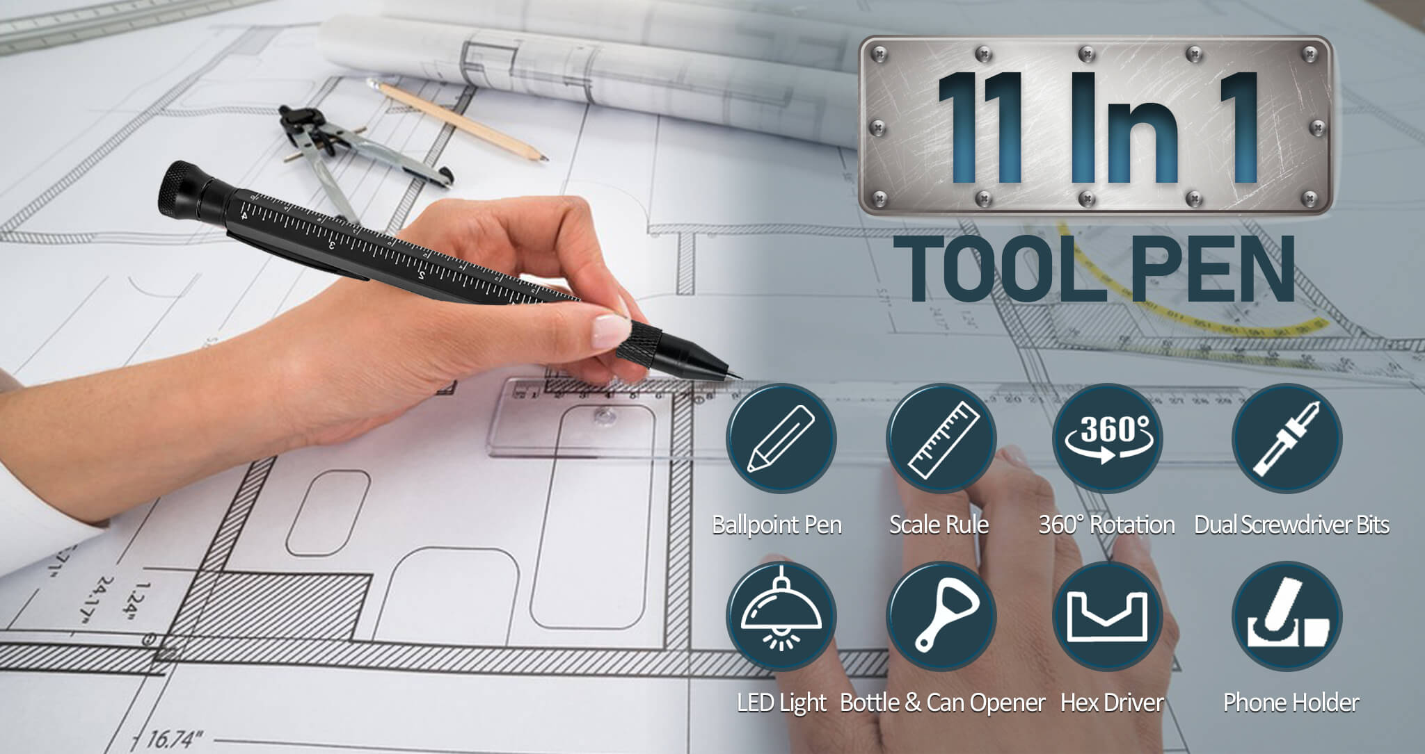 11 in 1 tool pen