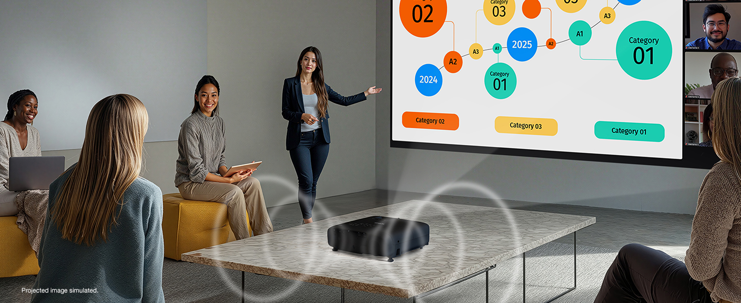 EPSON Pro EX9270 4100-Lumen Wireless Full HD 3LCD Projector (V11HB59120) 