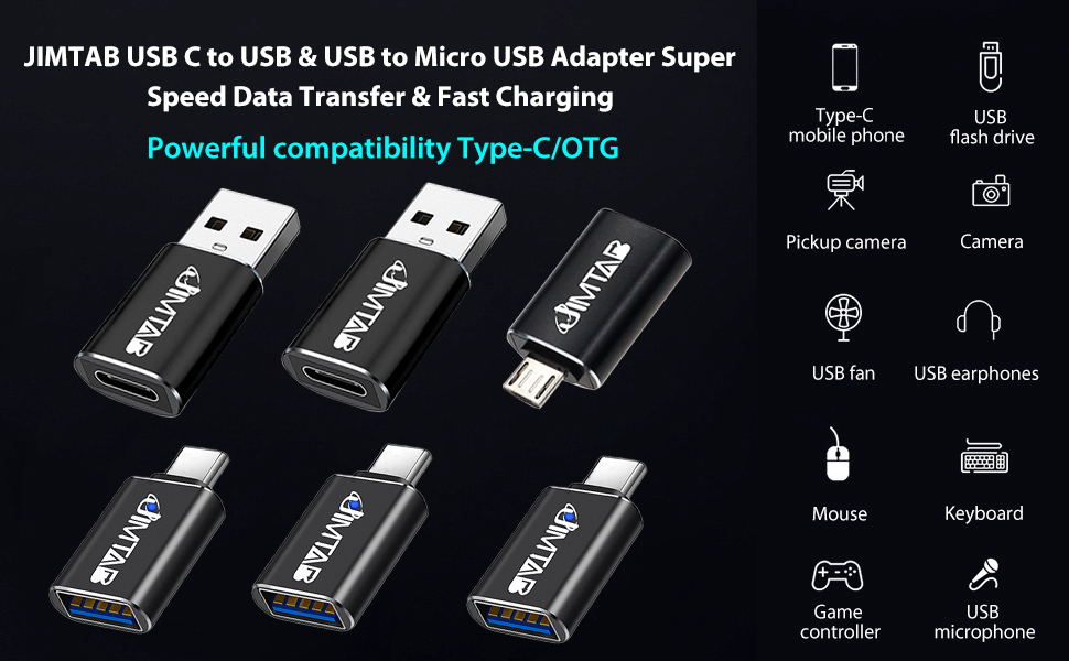 USB C to A Male to Female Adapter