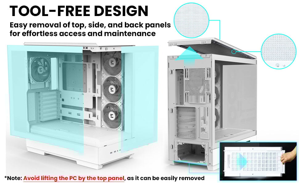 zalman p50 premium atx pc case