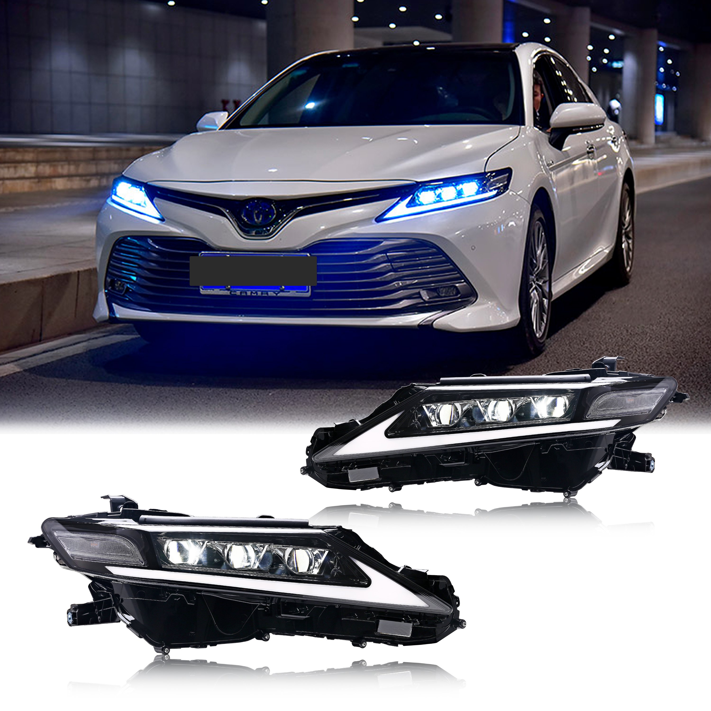 LED Headlights for Toyota Camry 2018 2019 2020 2021 2022 2023 8th