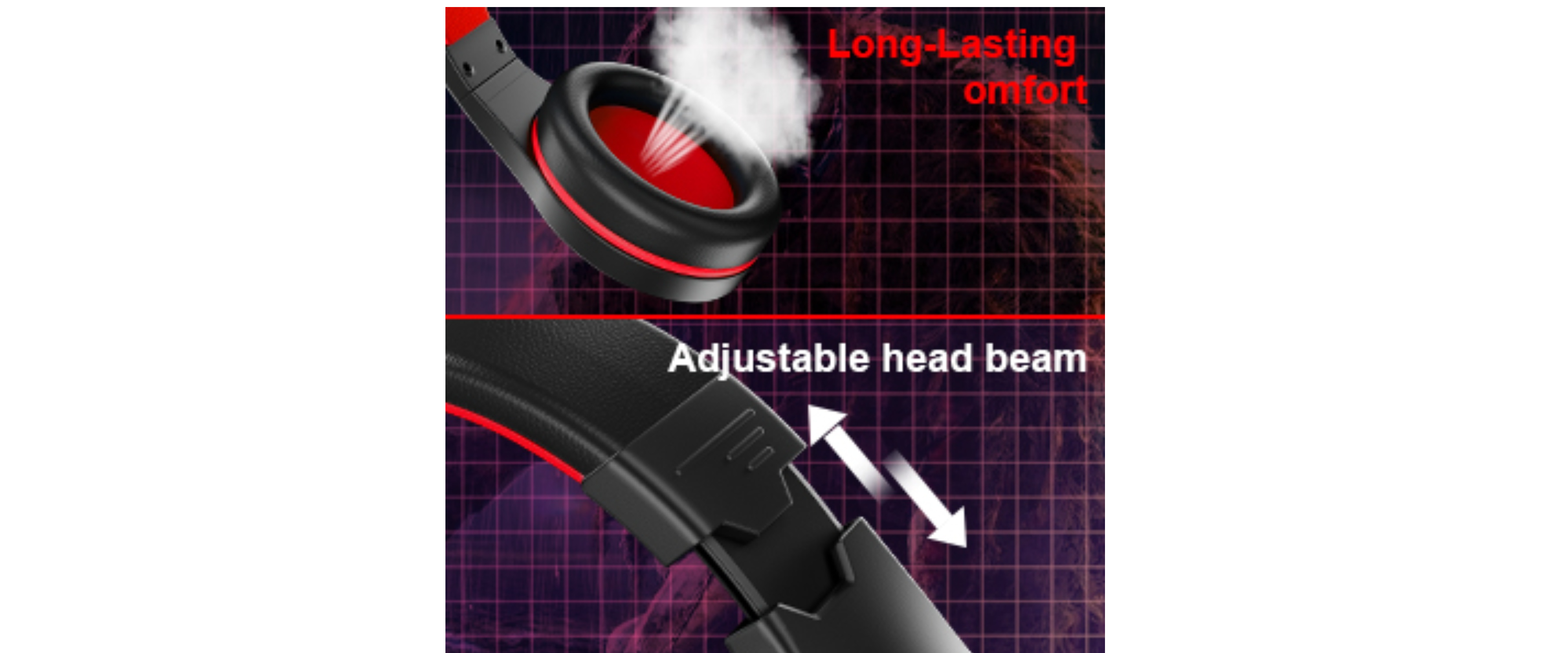 Anivia MH601X, comfort & adjustable headband