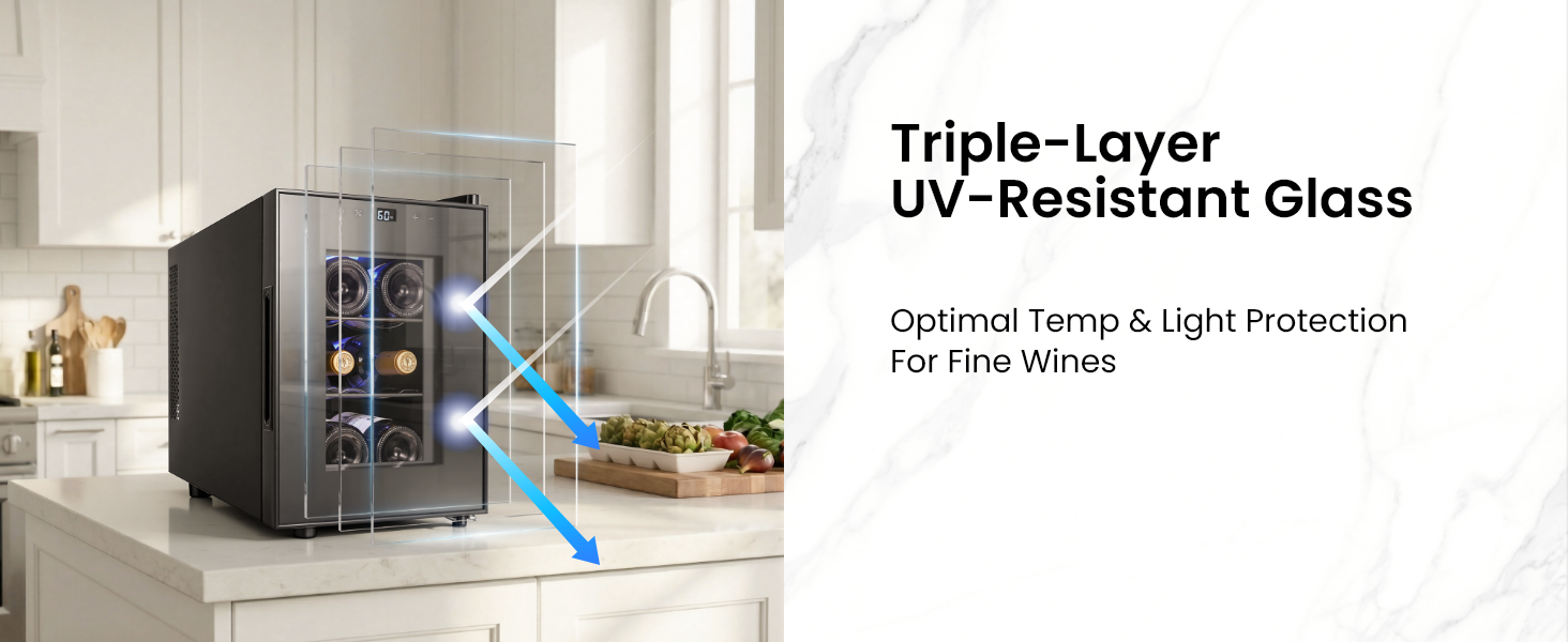 UV-Resistant Glass Door