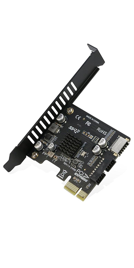 pcie to type e and usb3.0 20pin