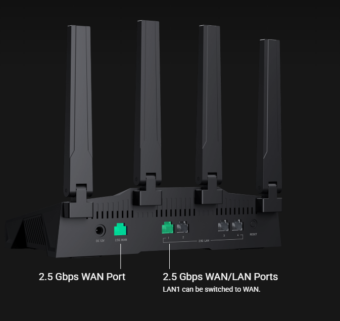 GL.iNet GL-BE9300 Flint 3 Tri-Band Wi-Fi 7 Router