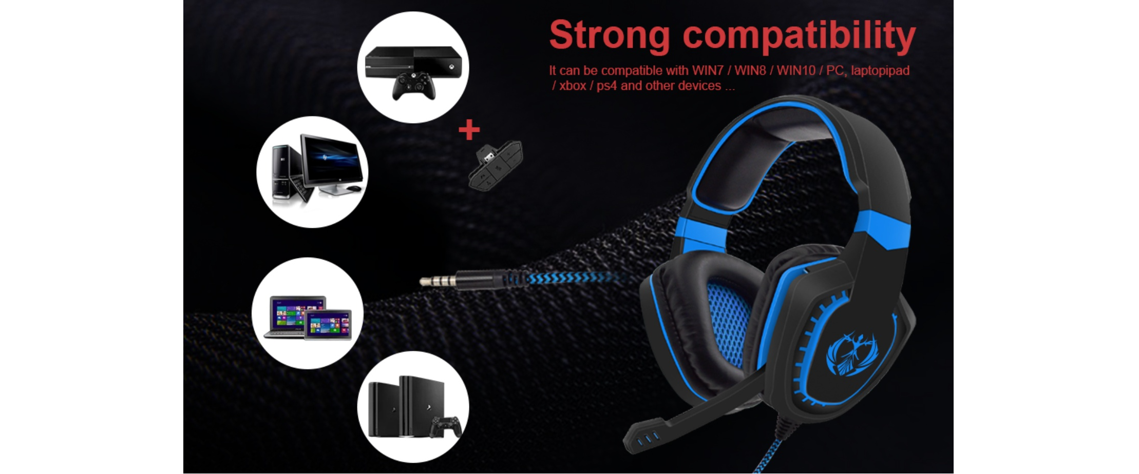 gaming headset,multi-platform compatible