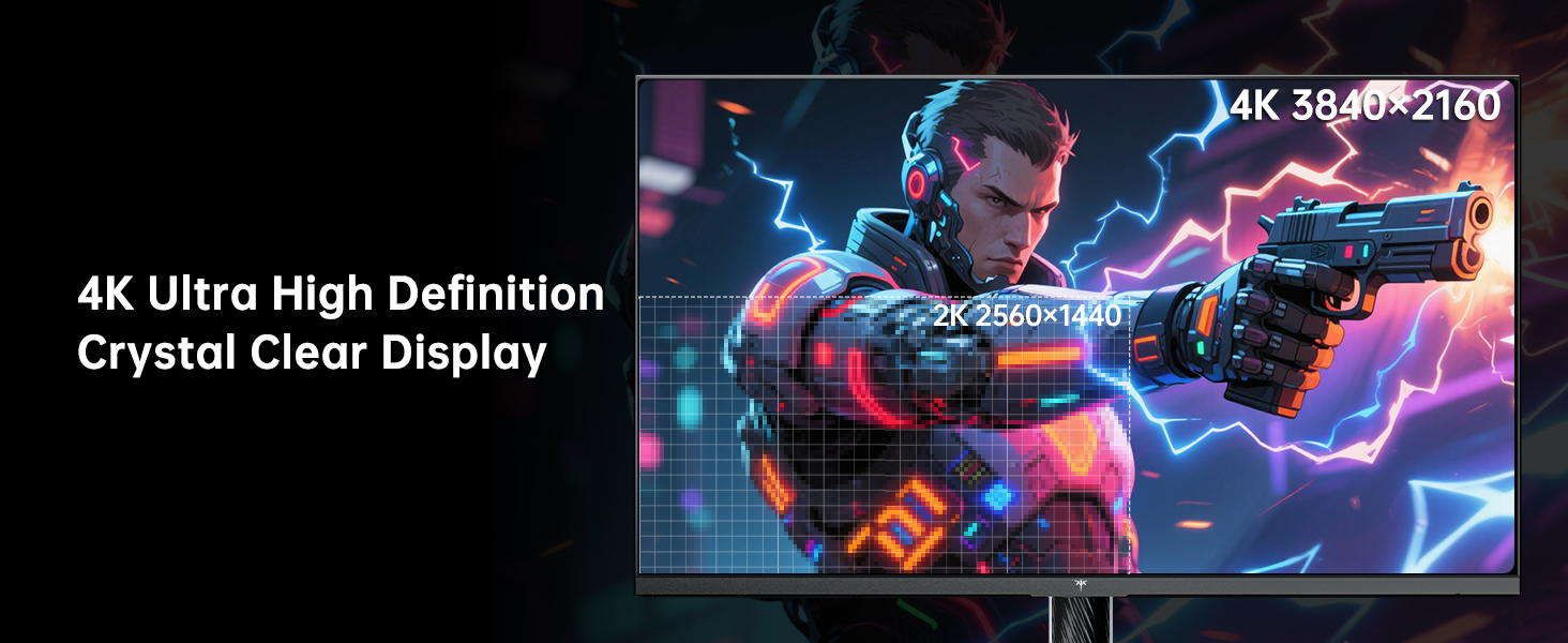 KTC 27 Inch 4K MiniLED Gaming Monitor Dual Mode