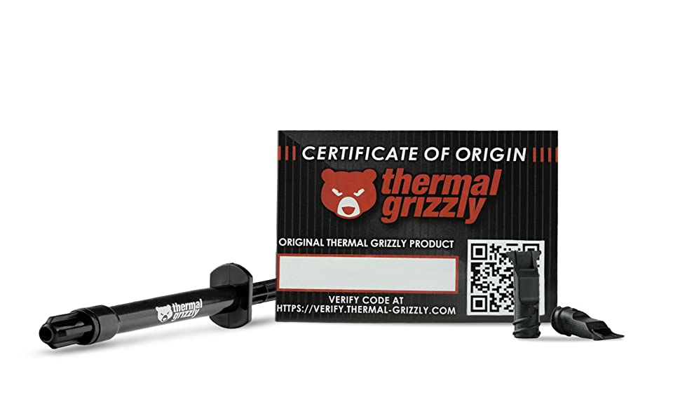 Thermal Grizzly Kryonaut, High Performance Thermal Paste for Cooling All  Processors, Graphics Cards and Heat Sinks in Computers and Consoles -1.0  Gram : Electronics 