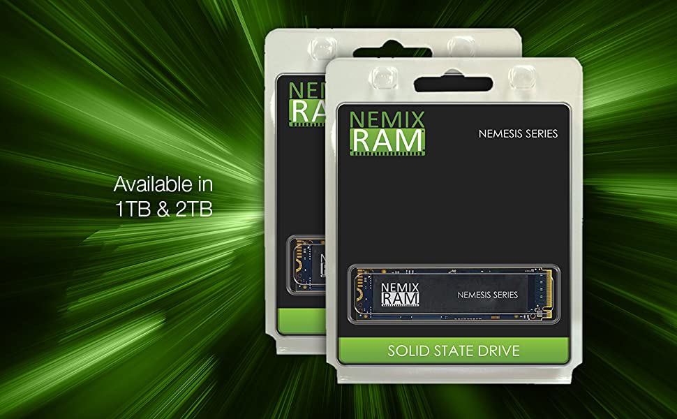NEMIX RAM Nemisis Series 1TB SSD M.2 2280 Gen4 PCIe PS5 Internal