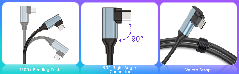 AUTYUE 16FT / 5M Link Cable for Ocu-lus Quest 2/1 Accessories with Adapter, VR Headset Cable with Se