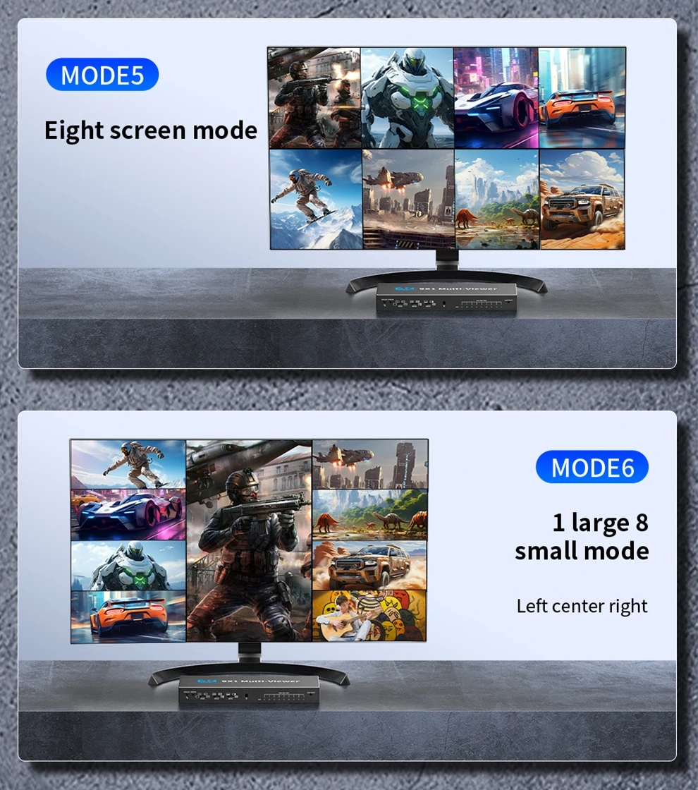 HDMI Multi-viewer Switch 9x1