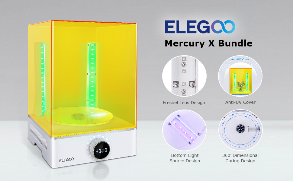ELEGOO Mercury X Bundle Washing and Curing Station – ELEGOO Official