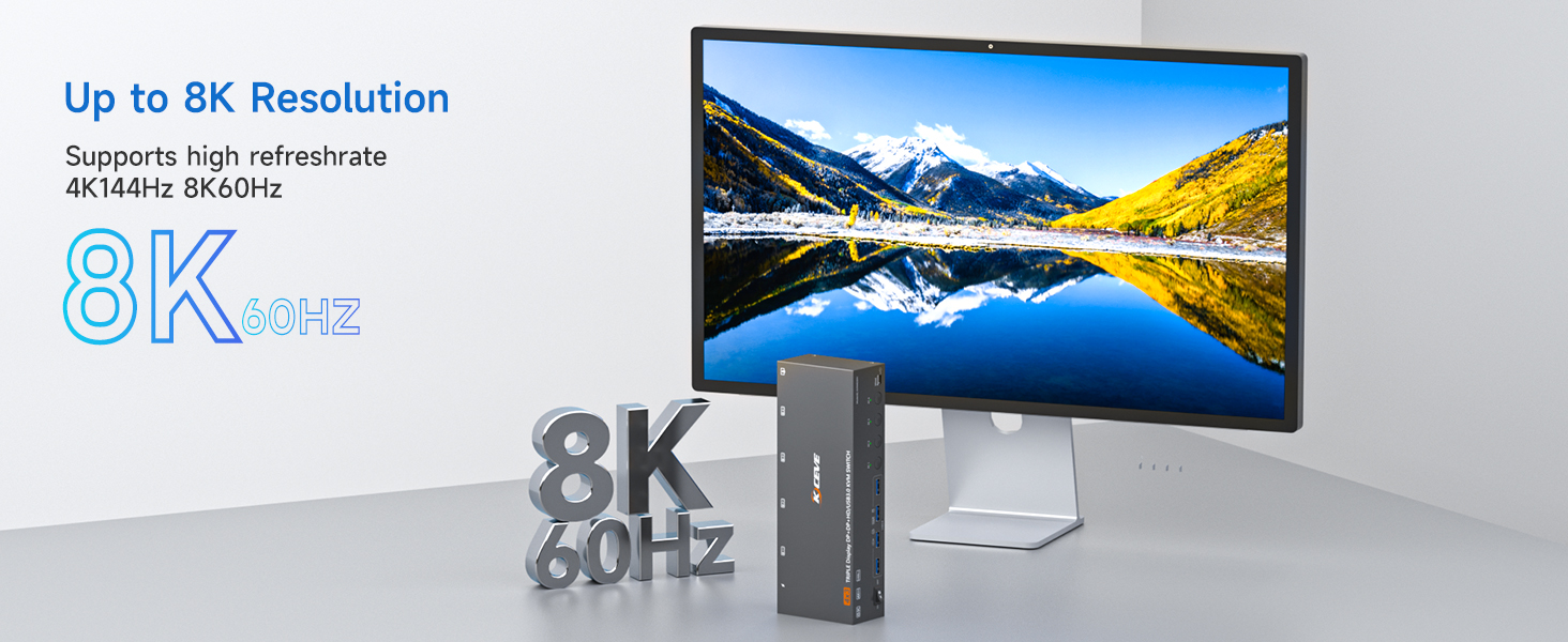 Each computer will need 1 HDMI cable + 2 DP cables + 1 USB cable connection. Please buy good HDMI an