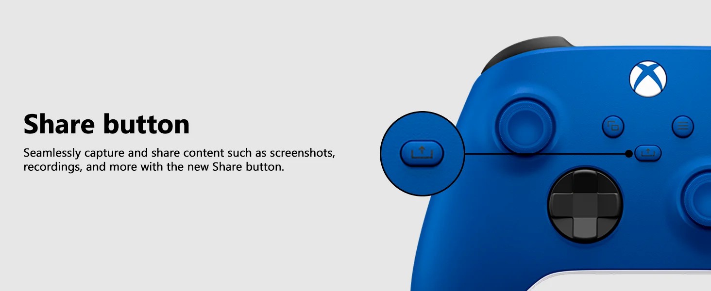 Xbox Controller Shock Blue-5