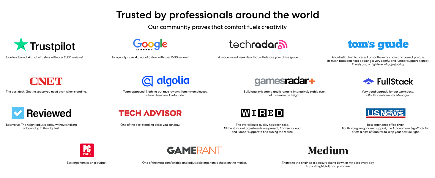 Autonomous Office Erogchair X Reviews