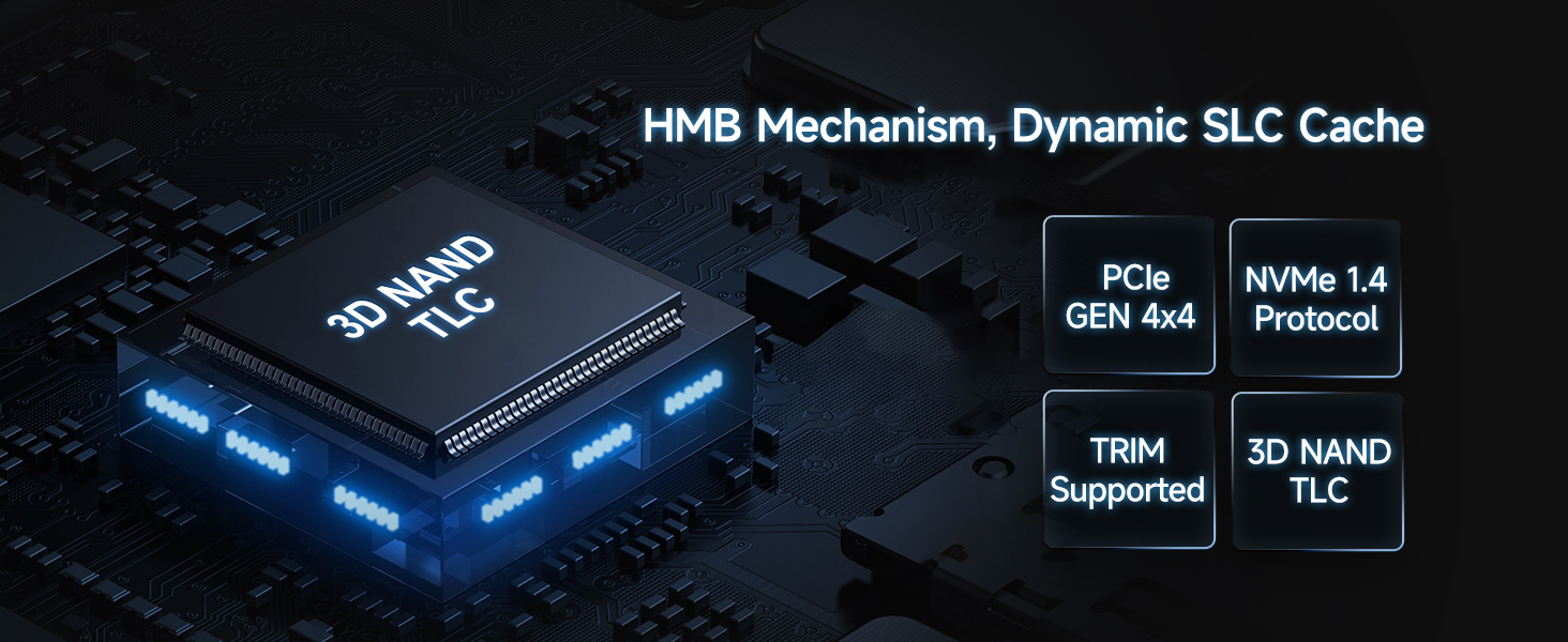 M.2 2280 NVMe SSD for PS5 PCIe Gen 4x4 with Heatsink
