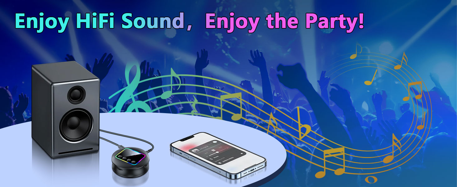 Wireless Bluetooth 5.4 Adapter - Bluetooth Transmitter & Receiver (TX | RX), Bluetooth Adapter