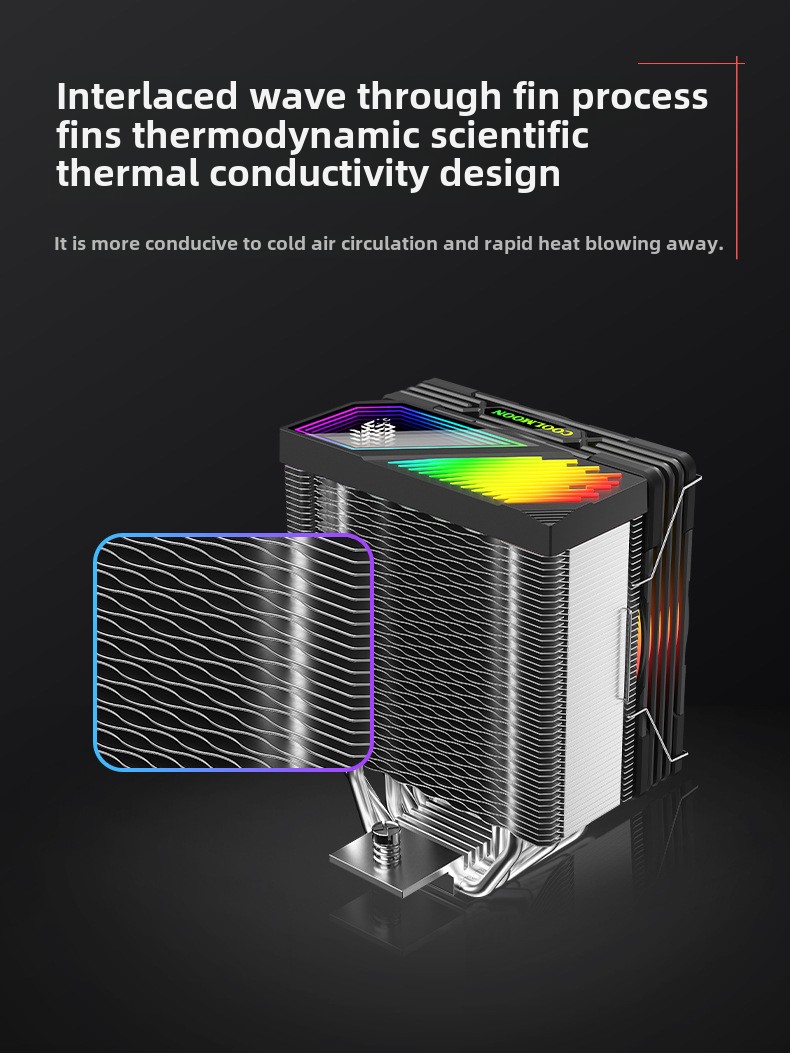 CPU Cooler with Temperature Display