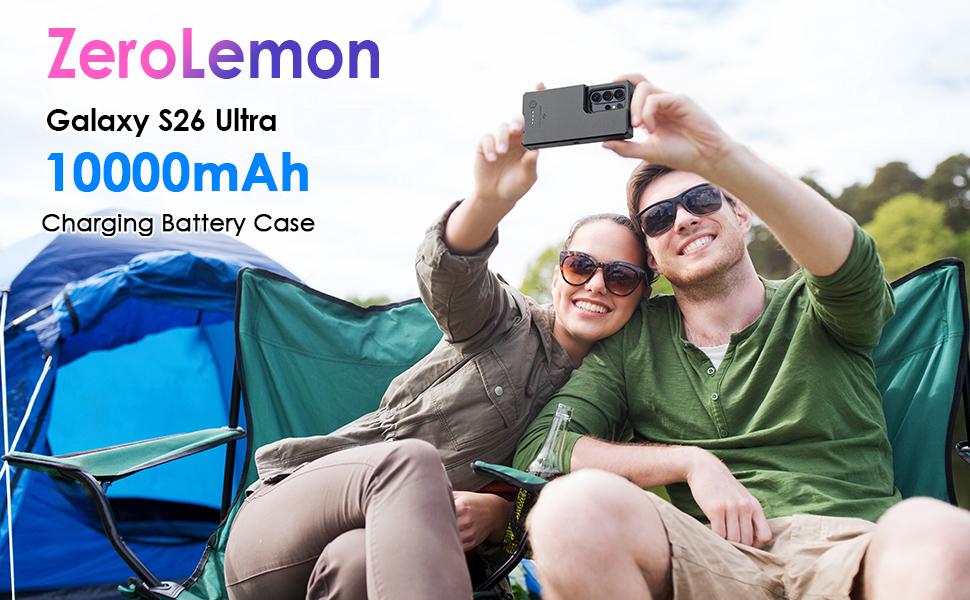 ZEROLEMON Battery Case for Galaxy S26 Ultra 10000mAh | 18W Charging Power| Full-edge Protection