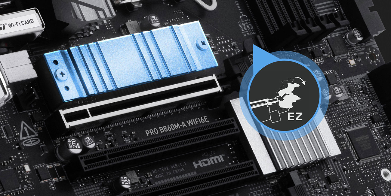 MSI PRO B860M-A WIFI6E Motherboard