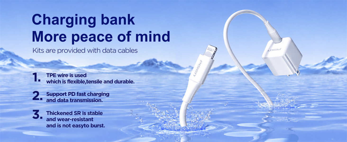 Charging bank. More peace of mind.