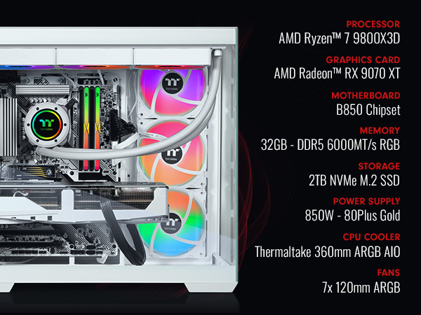 Thermaltake NE 9897X-V380S Gaming Desktop PC
