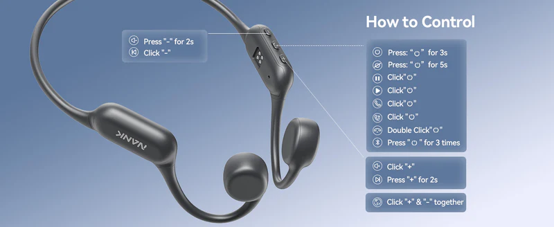 NANK Runner 4 Bone Conduction Wireless Bluetooth Headphones