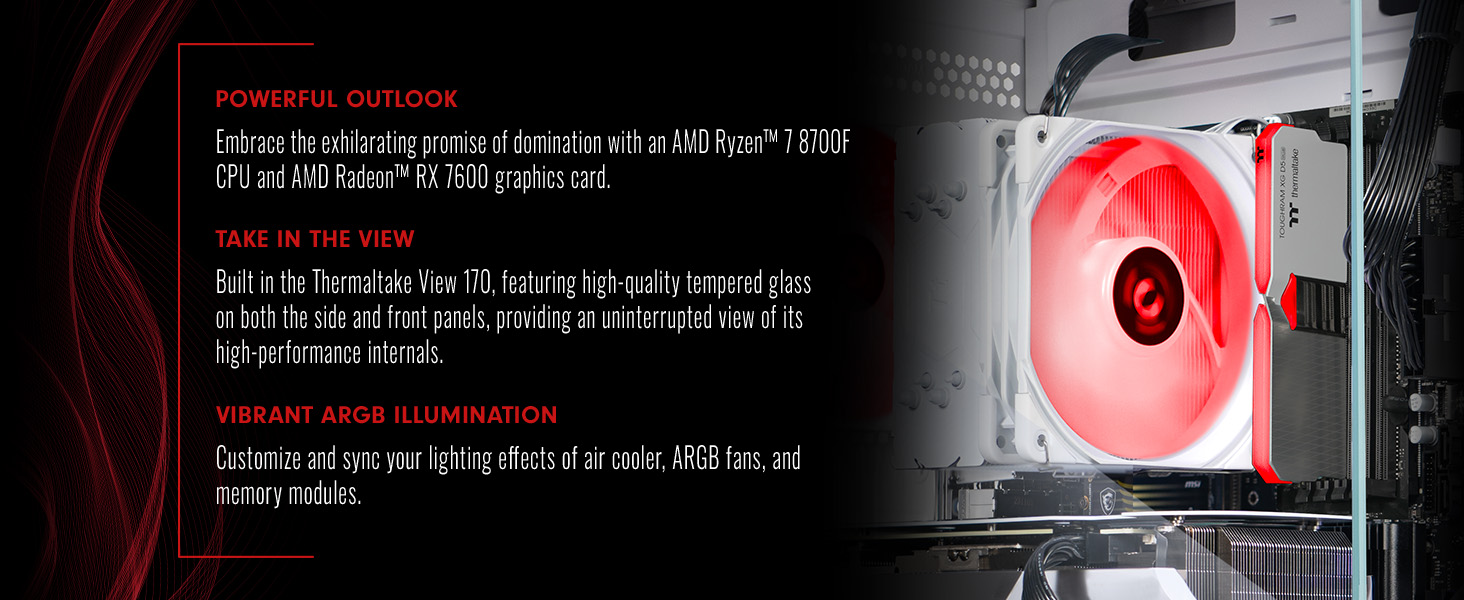 Thermaltake NE R76-V170S Gaming Desktop PC 